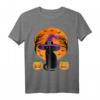 Süße schwarze Katze Hexe Kürbis Halloween T-Shirt – Klassisch geschnitten, perfekt für Halloween und Tierliebhaber