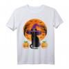 Süße schwarze Katze Hexe Kürbis Halloween T-Shirt – Klassisch geschnitten, perfekt für Halloween und Tierliebhaber