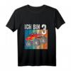 Kinder Monster Truck Geburtstag Deko & T-Shirt für 3 Jahre Junge - Ich Bin 3, Klassisch geschnitten
