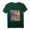 Kinder Monster Truck Geburtstag Deko & T-Shirt für 3 Jahre Junge - Ich Bin 3, Klassisch geschnitten