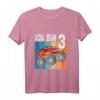 Kinder Monster Truck Geburtstag Deko & T-Shirt für 3 Jahre Junge - Ich Bin 3, Klassisch geschnitten
