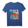 Kinder Monster Truck Geburtstag Deko & T-Shirt für 3 Jahre Junge - Ich Bin 3, Klassisch geschnitten