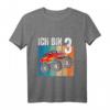 Kinder Monster Truck Geburtstag Deko & T-Shirt für 3 Jahre Junge - Ich Bin 3, Klassisch geschnitten