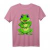 Frosch Liebhaber Damen & Kinder T-Shirt – Süßes Tiermotiv, Perfekt für Geburtstag & Weihnachten, ideales Geschenk für Froschfans