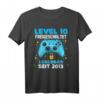 Level 10 Jahre Geburtstagsshirt für junge Gamer - Cooles Controller Motiv zum Geburtstag 2013, perfekt für Kinderfeiern & LAN-Partys