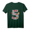 Kinder 5. Geburtstag Feuerwehr Auto T-Shirt für Jungen & Mädchen – Perfektes Geschenk zur Feuerwehrparty & zum Kindergeburtstag