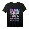 Kinder Kita Abgänger 2023 T-Shirt - Letzter Tag im Kindergarten & Schulbeginn Geschenk für Erstklässler