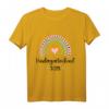 Kinder Kindergartenkind 2023 Regenbogen T-Shirt – Perfektes Geschenk zum Kindergartenstart 2023, langlebig und klassisch geschnitten