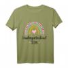 Kinder Kindergartenkind 2023 Regenbogen T-Shirt – Perfektes Geschenk zum Kindergartenstart 2023, langlebig und klassisch geschnitten