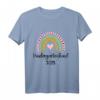 Kinder Kindergartenkind 2023 Regenbogen T-Shirt – Perfektes Geschenk zum Kindergartenstart 2023, langlebig und klassisch geschnitten