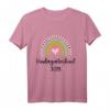 Kinder Kindergartenkind 2023 Regenbogen T-Shirt – Perfektes Geschenk zum Kindergartenstart 2023, langlebig und klassisch geschnitten