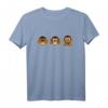 Drei weise Affen T-Shirt – Lustiges Tiermotiv mit Affen, die sehen, hören und nichts Böses sprechen, perfekt als Geschenk oder für den Alltag