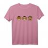 Drei weise Affen T-Shirt – Lustiges Tiermotiv mit Affen, die sehen, hören und nichts Böses sprechen, perfekt als Geschenk oder für den Alltag