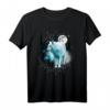 Einsamer Wolf mit Mondmotiv T-Shirt – Perfektes Geschenk für Natur- und Mondliebhaber, Wildtiere und Einzelgänger