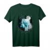 Einsamer Wolf mit Mondmotiv T-Shirt – Perfektes Geschenk für Natur- und Mondliebhaber, Wildtiere und Einzelgänger