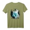 Einsamer Wolf mit Mondmotiv T-Shirt – Perfektes Geschenk für Natur- und Mondliebhaber, Wildtiere und Einzelgänger