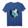 Einsamer Wolf mit Mondmotiv T-Shirt – Perfektes Geschenk für Natur- und Mondliebhaber, Wildtiere und Einzelgänger