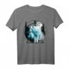 Einsamer Wolf mit Mondmotiv T-Shirt – Perfektes Geschenk für Natur- und Mondliebhaber, Wildtiere und Einzelgänger
