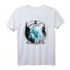 Einsamer Wolf mit Mondmotiv T-Shirt – Perfektes Geschenk für Natur- und Mondliebhaber, Wildtiere und Einzelgänger