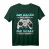 Zum Zocken geboren zur Schule gezwungen - Lustiges Gaming T-Shirt für Jungen und Mädchen, Gamer und Zocker mit Controller-Spruch