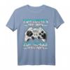 Zum Zocken geboren zur Schule gezwungen - Lustiges Gaming T-Shirt für Jungen und Mädchen, Gamer und Zocker mit Controller-Spruch
