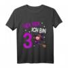 Kinder 3. Geburtstag Mädchen Hexe T-Shirt - Lustiges Geburtstagsgeschenk für Dreijährige, perfekt für Kindergarten und Party