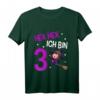 Kinder 3. Geburtstag Mädchen Hexe T-Shirt - Lustiges Geburtstagsgeschenk für Dreijährige, perfekt für Kindergarten und Party