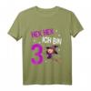 Kinder 3. Geburtstag Mädchen Hexe T-Shirt - Lustiges Geburtstagsgeschenk für Dreijährige, perfekt für Kindergarten und Party