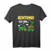 Kinder 7. Geburtstag T-Shirt mit Traktor - Achtung! Ich bin schon 7 Jahre Geschenk für kleine Traktorfahrer und Landmaschinen-Liebhaber
