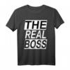 Das echte Boss Partner T-Shirt für Vater und Kind - Lustiges, sarkastisches Geschenk für Paare, ideal zu Valentinstag, Muttertag & Vatertag