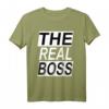 Das echte Boss Partner T-Shirt für Vater und Kind - Lustiges, sarkastisches Geschenk für Paare, ideal zu Valentinstag, Muttertag & Vatertag