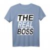 Das echte Boss Partner T-Shirt für Vater und Kind - Lustiges, sarkastisches Geschenk für Paare, ideal zu Valentinstag, Muttertag & Vatertag