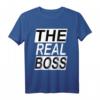 Das echte Boss Partner T-Shirt für Vater und Kind - Lustiges, sarkastisches Geschenk für Paare, ideal zu Valentinstag, Muttertag & Vatertag