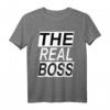 Das echte Boss Partner T-Shirt für Vater und Kind - Lustiges, sarkastisches Geschenk für Paare, ideal zu Valentinstag, Muttertag & Vatertag
