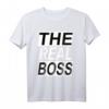 Das echte Boss Partner T-Shirt für Vater und Kind - Lustiges, sarkastisches Geschenk für Paare, ideal zu Valentinstag, Muttertag & Vatertag