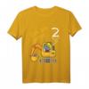 Kinder Ich bin 2 Jahre Bagger Baustelle T-Shirt – Perfektes Geburtstagsgeschenk & Outfit für kleine Baumaschinen-Fans