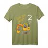 Kinder Ich bin 2 Jahre Bagger Baustelle T-Shirt – Perfektes Geburtstagsgeschenk & Outfit für kleine Baumaschinen-Fans