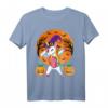 Süße Hexe Einhorn Halloween T-Shirt für Mädchen - Magisches Kürbis Design, perfekt für Festliche Anlässe