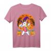 Süße Hexe Einhorn Halloween T-Shirt für Mädchen - Magisches Kürbis Design, perfekt für Festliche Anlässe
