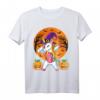 Süße Hexe Einhorn Halloween T-Shirt für Mädchen - Magisches Kürbis Design, perfekt für Festliche Anlässe