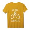 Kinder Geburtstag Junge 8 Jahre Gamer Level 8 T-Shirt – Perfektes Geschenk für kleine Gamer