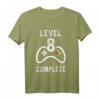 Kinder Geburtstag Junge 8 Jahre Gamer Level 8 T-Shirt – Perfektes Geschenk für kleine Gamer
