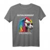 Guten Morgen? Ganz dünnes Eis! Lustiges Einhorn T-Shirt für Morgenmuffel, Schichtarbeiter & Teenager – Witzige Geschenkidee