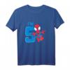 Kinder Marvel Spider-Man Cute Spidey 5th Birthday T-Shirt - Official Licensed Marvel Merchandise für kleine Superhelden zum 5. Geburtstag