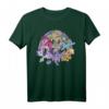 My Little Pony Friendship Is Magic Rainbow Pony Group Shot T-Shirt – Official Licensed Kids & Adult Apparel for Seasonal & Holiday Gifts