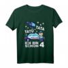 Kinder Ich bin 4 Polizei Tatü Tata Polizeiauto T-Shirt – Lustiges Geburtstagsgeschenk für kleine Polizei-Fans und Polizeiauto-Liebhaber