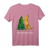 T-Rex Hates Christmas Tree Dinosaur Dino Merry Xmas Funny T-Shirt – Lustiges Weihnachtsgeschenk für Dino- und Weihnachtsfans