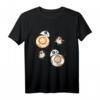 Star Wars Porg and BB-8 Doodle T-Shirt - Official Star Wars Merchandise für Fans aller Altersgruppen