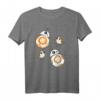 Star Wars Porg and BB-8 Doodle T-Shirt - Official Star Wars Merchandise für Fans aller Altersgruppen