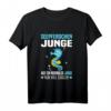 Kinder Seepferdchen Junge Schwimmen T-Shirt - Motivationsshirt für Frühschwimmer, klassisch geschnitten, perfekt für den Schwimmunterricht